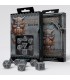 Grey & Black Dwarf Dice Set (7) Box