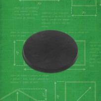 10 Peanas Redondas 40mm