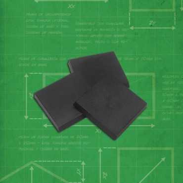 20 Peanas Cuadradas 20x20mm