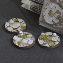 Temple Bases Round 50mm (x3)