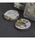 Temple Bases Round 60mm (x2)