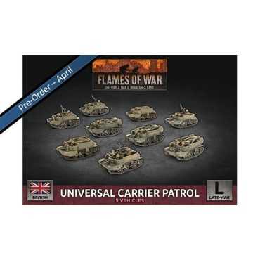 Universal Carrier Patrol (x9 Plastic)
