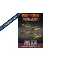 Contains: 4x 6 pdr Gun Teams and 4x Unit Cards