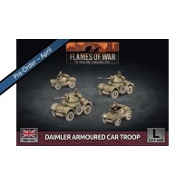 Contains: 2x Daimler Armoured Cars, 2x Dingo (MG) Armoured Cars and 1x Unit Card