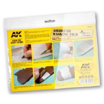 AK Airbrushing Masking Film (2 Units)