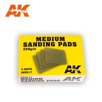 Medium Sanding Pads 220 grit.4units
