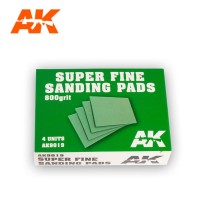 Super Fine Sanding Pads 800 grit.4 units