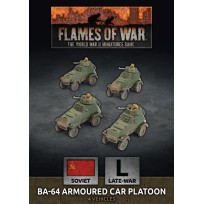 BA-64 Armoured Car Platoon (x4 Plastic)
