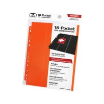 18-Pocket Side-Loading Pages (10) - Orange