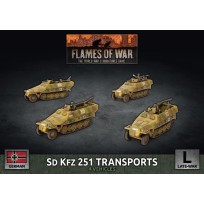 Sd Kfz 251 Transports (x4 Plastic)