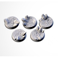 Chaos Hell Bases 25mm (20 Tops + Plastic Bases)