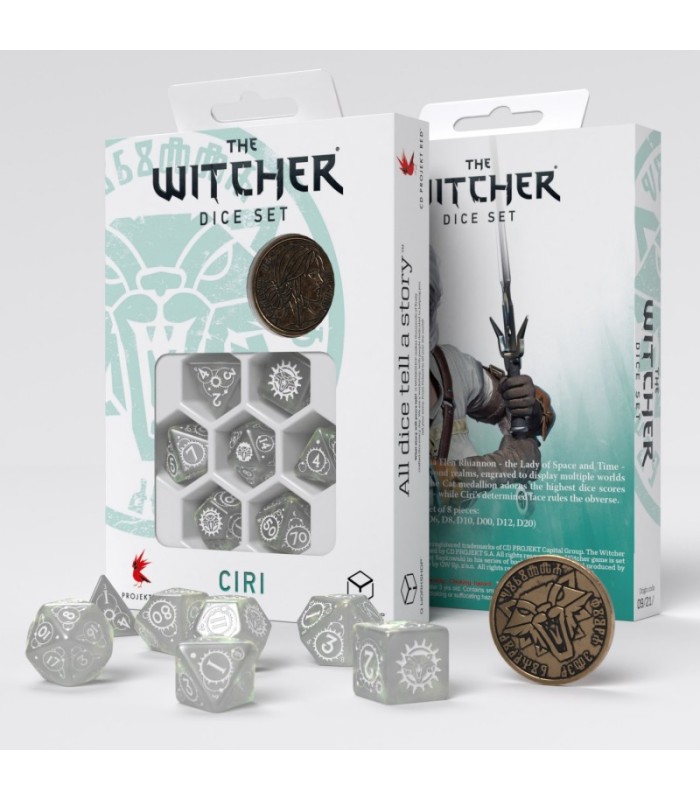 The Witcher Dice Set. Ciri - The Lady of Space and Time