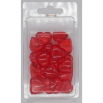 Heart Gem Acrylic Tokens (20)