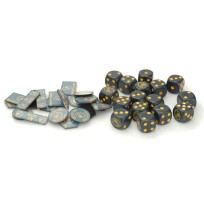 Fallschirmjager Gaming Set (x20 Tokens, x2 Objectives, x16 Dice)