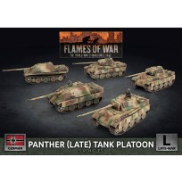 Panther (late 7.5cm) / Jagdpanther (8.8cm) Platoon (5x Plastic)
