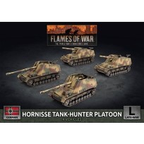 Hornisse (8.8cm) / Hummel (15cm) Tank-Hunter Platoon (x4 Plastic)