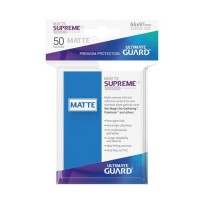 Supreme UX Sleeves Fundas de Cartas Tamaño Estándar Azul Real Mate (50)