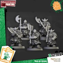 Dwarf Warrior Two Handed Unit (5)