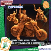 Sayonara Baby Hero Cyborg E900Ex Terminator In Motorcycle