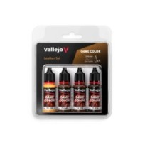 Game Color Set: Cuero 4X18Ml.