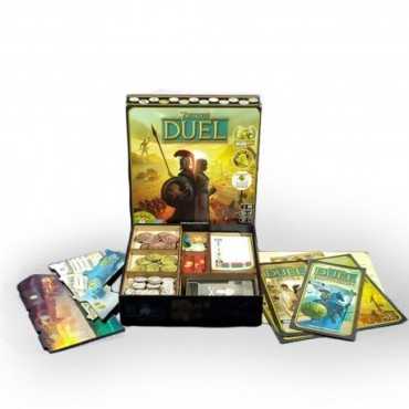 Inserto Compatible Con 7 Wonders Duel (Base + Expansión Ágora + Expansión Pantheon)