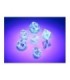 Borealis Mini-hedral Icicle/light blue Luminary 7-Die