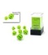 Vortex Mini-hedral Bright Green/black 7-Die Set