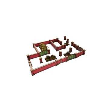 WW2 Normandy Brick Wall (Prepintado) 15mm