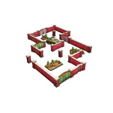 WW2 Normandy Brick Wall (Prepintado) 15mm