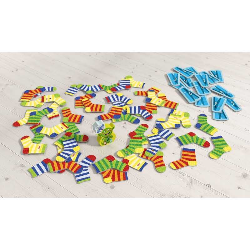 HABA El Monstruo De Los Calcetines – Edición 20 Aniversario, Juego De Mesa Infantil De Observación Y Velocidad Para Niños +4 Años