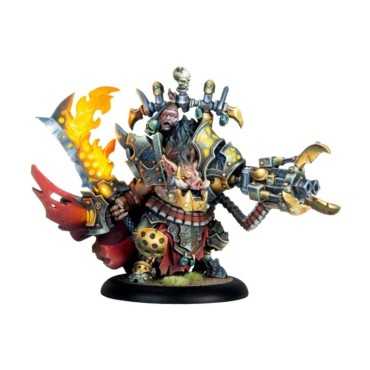 Warmachine: Emperor Carver Ultimus Esquire III & War Boar MMD47