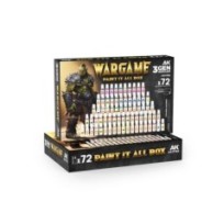 Wargame Paint It All Box 72 Colors 3Gen