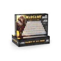 Wargame Paint It All Box 108 Colors 3Gen