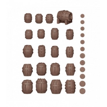 Wood Barrels - Basing Bits 32 Pieces