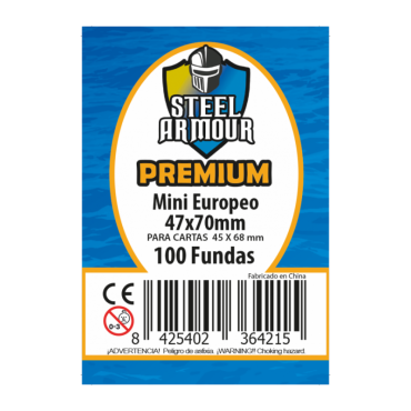 100 Fundas tamaño Mini Europeo Premium 47x70