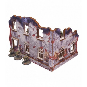 WW2 Ostfront Stalingrad Univermag Right (1) (Prepintado) [28mm/1:56]