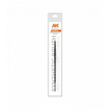 Ak Synthetic Brush - Chipping Technique (Round)