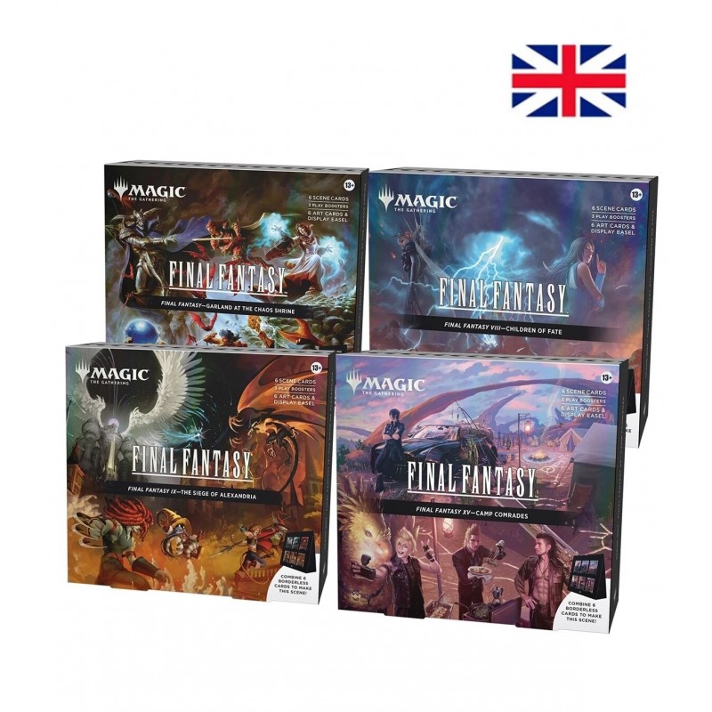 Pack 4 Magic The Gathering Final Fantasy Cajas De Escena (Inglés) (4)
