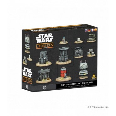 SW Legión: 3D Objective Tokens (Castellano) -- Pre-pedido --