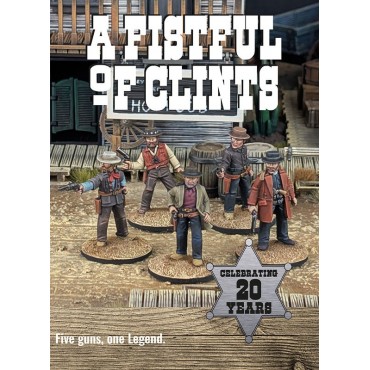 A Fistful of Clints (5 figures) – Great Escape Games’ 20th Anniversary Box Set -- Pre-pedido --