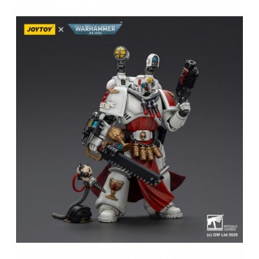 Combat Patrol Blood Angels Figura Sanguinary Priest with Heavy bolt pistol chainsword and narthecium 20 cm