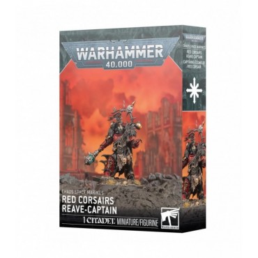 Chaos Space Marines: Capitán De Pillaje Corsario Rojo