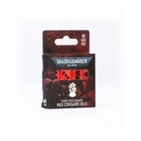 Warhammer 40000: Chaos Space Marines: Red Corsairs Dice (16 Dados) -- Preorder --