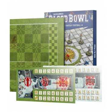 Blood Bowl: High Elf Pitch & Dugouts