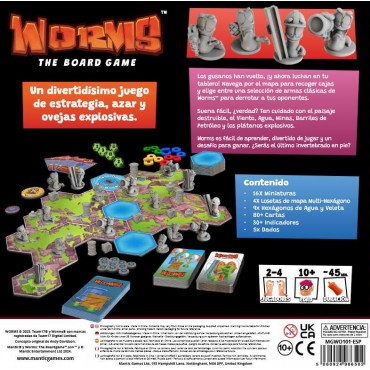 Worms El Juego de Mesa (Castellano) -- Preorder --