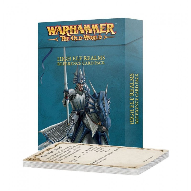 High Elf Realms Reference Card Pack (Inglés) (V.D.)
