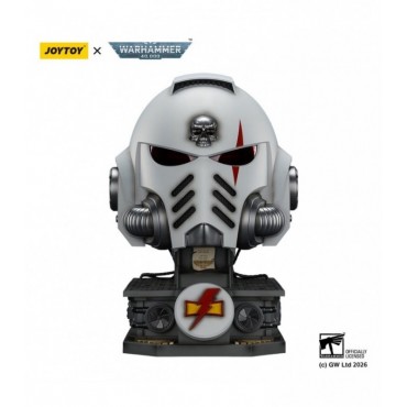 Warhammer 40,000 Casco con Soporte de Exhibición White Scars MkX 44 cm -- Preorder --