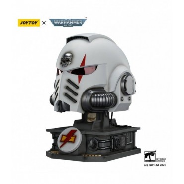 Warhammer 40,000 Casco con Soporte de Exhibición White Scars MkX 44 cm -- Preorder --