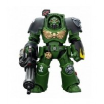 Warhammer 40K Figura Salamanders Terminator 3 with Power Fist and Assault Cannon 14 cm