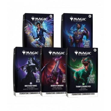Pack Mazos De Commander De Foundations Commander (Inglés) (5) -- Preorder --